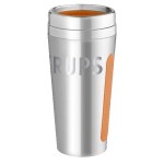 Dual-Grip Travel Tumbler - 15 Oz. - Silver Dual-Grip Travel Tumbler - 15 Oz. - Silver