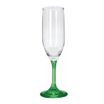 Toast 6.25 oz Premiere Champagne Flute with Color Bottom - Blank Toast 6.25 oz Premiere Champagne Flute with Color Bottom - Blank