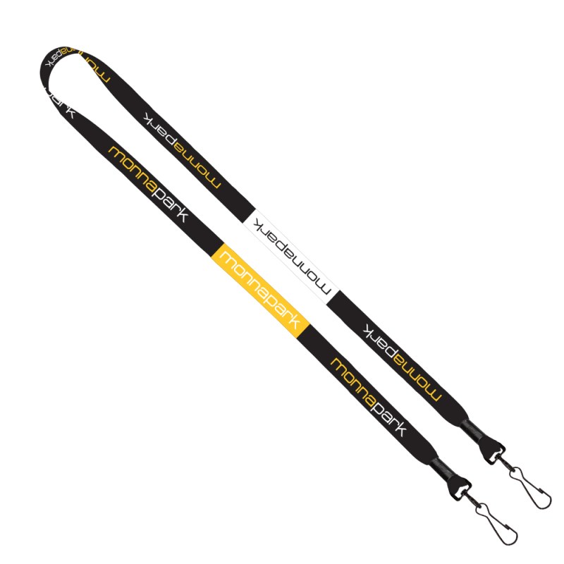 1/2" 2-Ended Dye-Sublimated Lanyard with Metal Crimp and Metal Swivel Snap 1 1/2" 2-Ended Dye-Sublimated Lanyard with Metal Crimp and Metal Swivel Snap 1