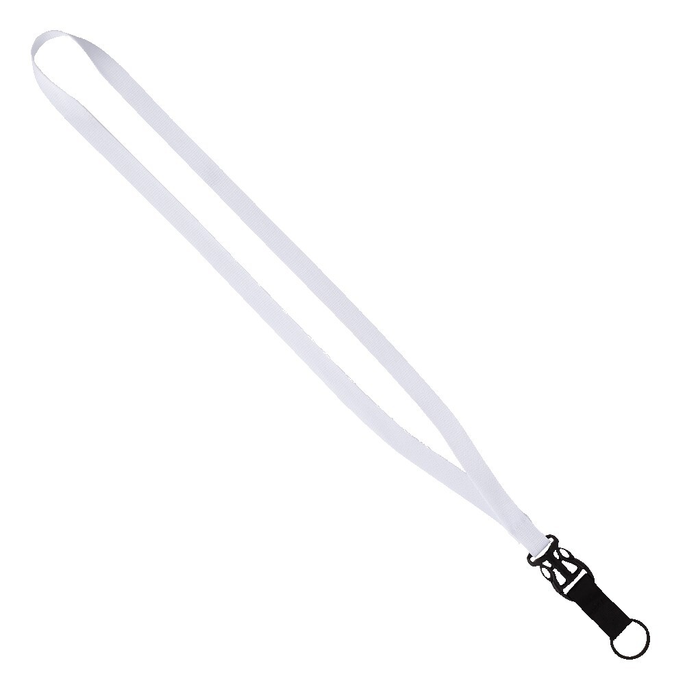 5/8" Tubular Lanyard with Plastic Slide-Buckle Release & Split-Ring 1