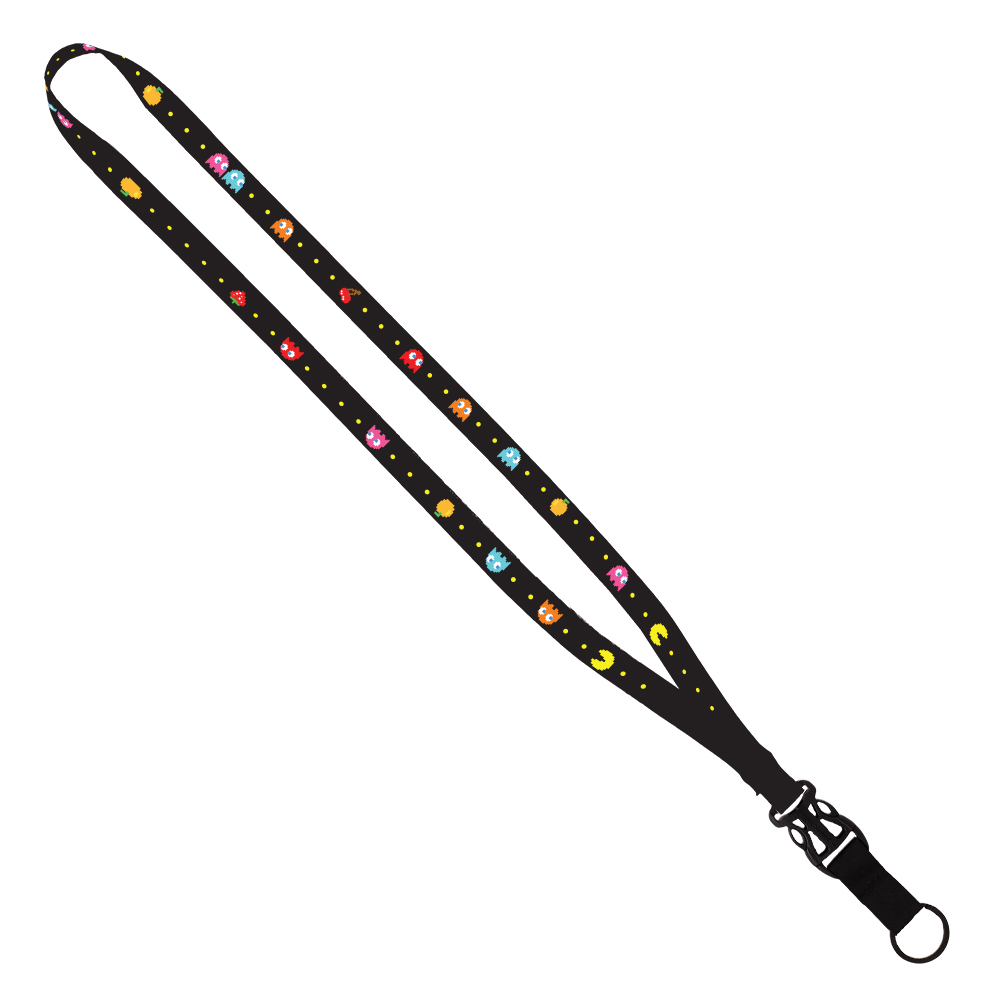 5/8" Tubular Lanyard with Plastic Slide-Buckle Release & Split-Ring 1