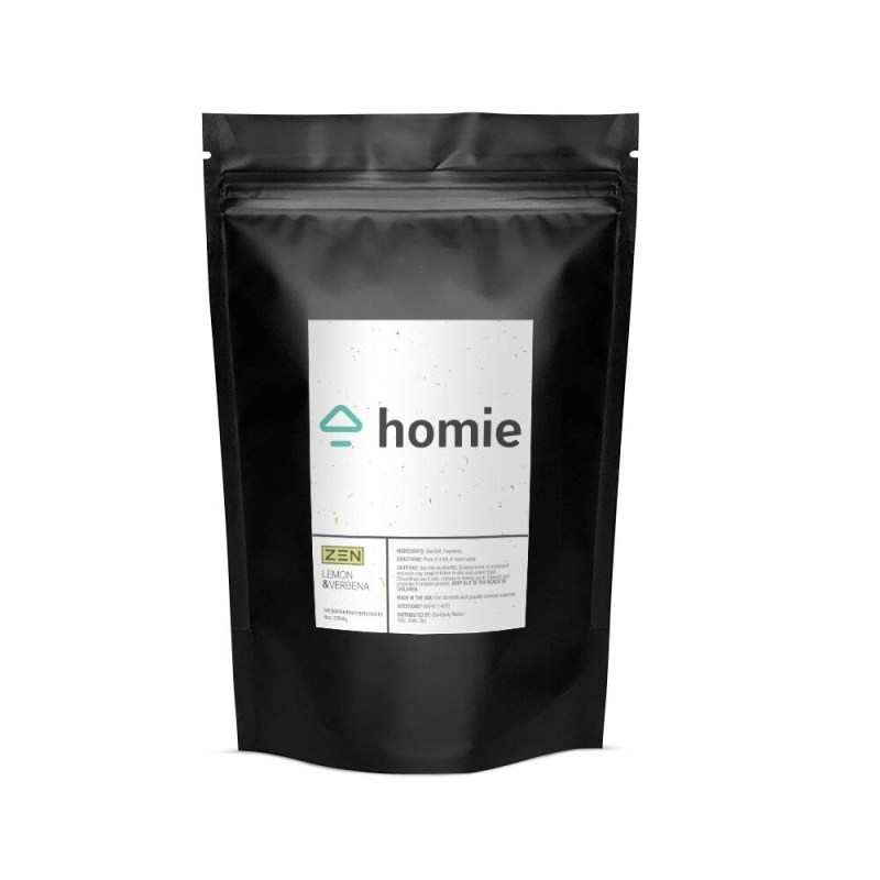 Lemon Verbena Bath Salts in Black Stand-Up Pouch 1 Lemon Verbena Bath Salts in Black Stand-Up Pouch 1