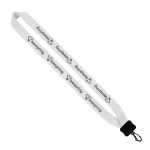 1" Cotton Lanyard with Plastic Clamshell & O-Ring 89 1" Cotton Lanyard with Plastic Clamshell & O-Ring 89