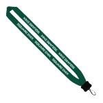 1" Cotton Lanyard with Plastic Clamshell & O-Ring 95 1" Cotton Lanyard with Plastic Clamshell & O-Ring 95