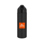 EasyFlow Recycled Aluminum Bottle w Straw Lid - Black Spectrum Digital Print EasyFlow Recycled Aluminum Bottle w Straw Lid - Black Spectrum Digital Print