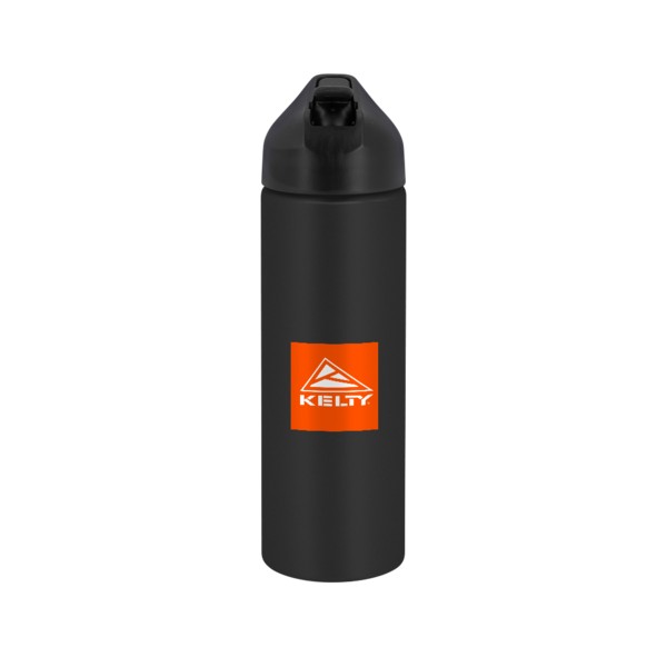EasyFlow Recycled Aluminum Bottle w Straw Lid 1