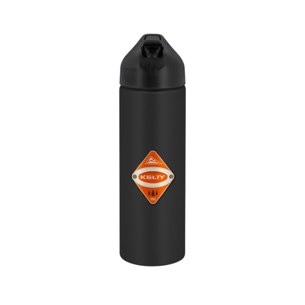 EasyFlow Recycled Aluminum Bottle w Straw Lid 1