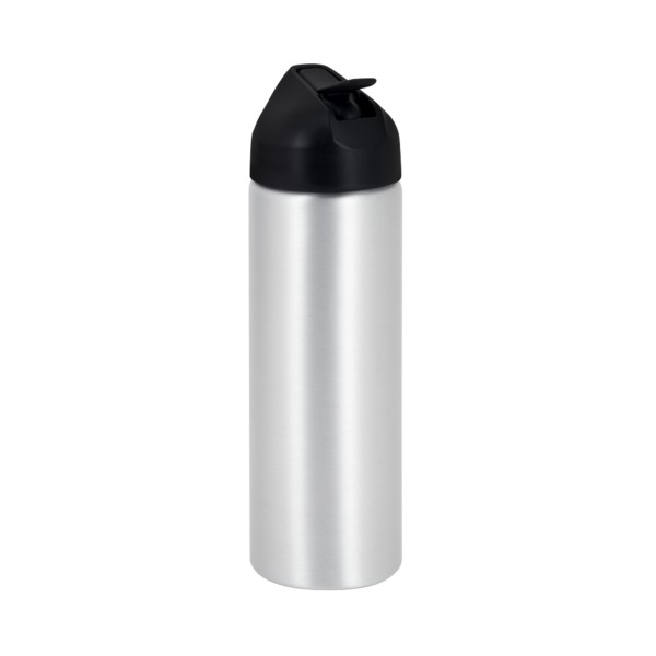 EasyFlow Recycled Aluminum Bottle w Straw Lid 1