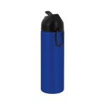 EasyFlow Recycled Aluminum Bottle w Straw Lid - Blue Blank EasyFlow Recycled Aluminum Bottle w Straw Lid - Blue Blank