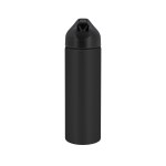EasyFlow Recycled Aluminum Bottle w Straw Lid - Black Blank EasyFlow Recycled Aluminum Bottle w Straw Lid - Black Blank