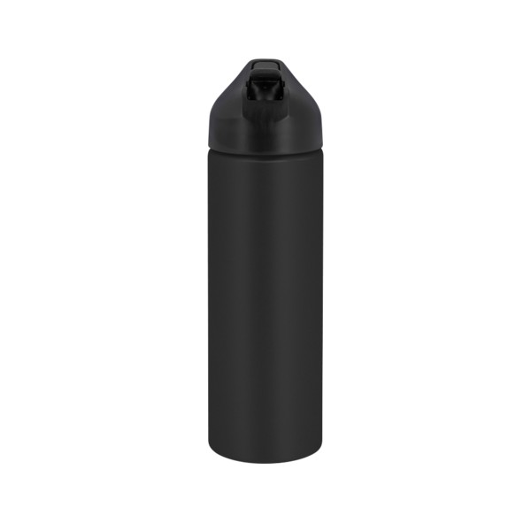 EasyFlow Recycled Aluminum Bottle w Straw Lid 1