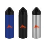 EasyFlow Recycled Aluminum Bottle w Straw Lid 1 EasyFlow Recycled Aluminum Bottle w Straw Lid 1
