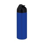EasyFlow Recycled Aluminum Bottle w Straw Lid - Blue Blank EasyFlow Recycled Aluminum Bottle w Straw Lid - Blue Blank