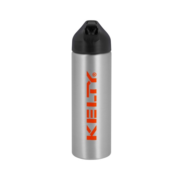 EasyFlow Recycled Aluminum Bottle w Straw Lid 1