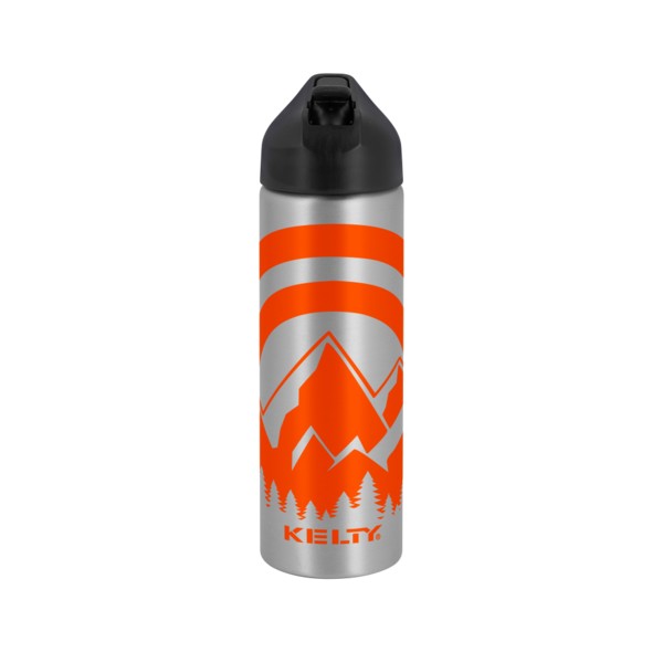 EasyFlow Recycled Aluminum Bottle w Straw Lid 1