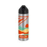 EasyFlow Recycled Aluminum Bottle w Straw Lid - Silver Spectrum Digital Print EasyFlow Recycled Aluminum Bottle w Straw Lid - Silver Spectrum Digital Print