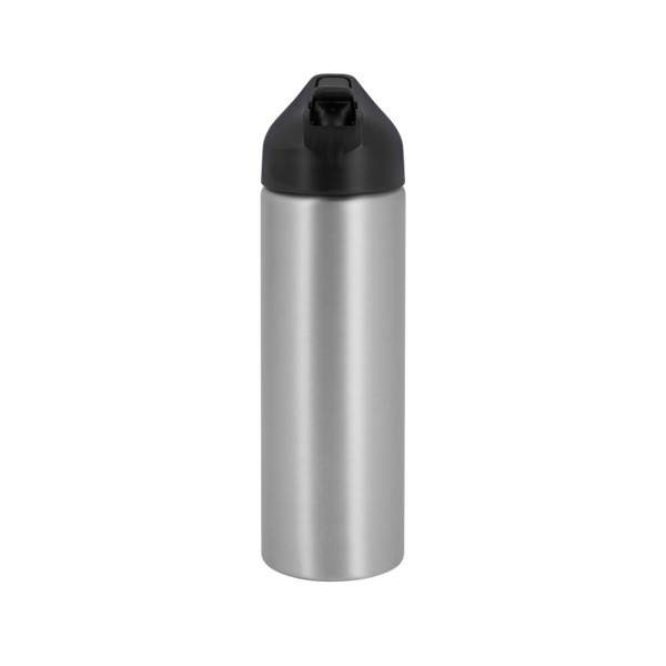 EasyFlow Recycled Aluminum Bottle w Straw Lid 1