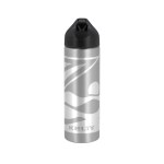 EasyFlow Recycled Aluminum Bottle w Straw Lid - Silver Chisel It EasyFlow Recycled Aluminum Bottle w Straw Lid - Silver Chisel It