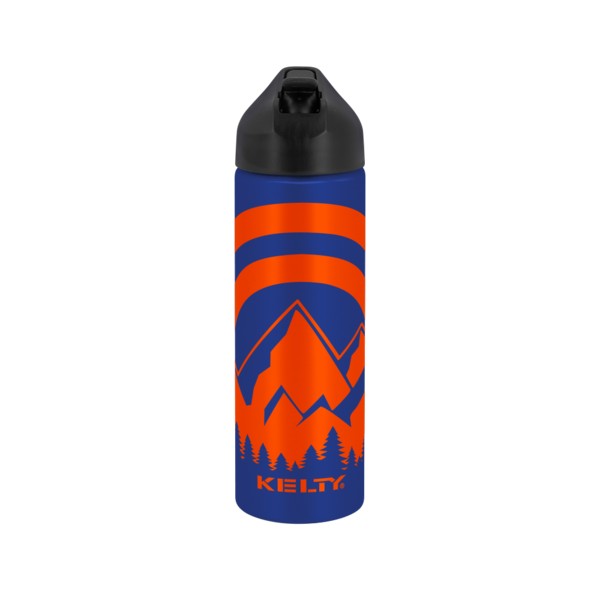 EasyFlow Recycled Aluminum Bottle w Straw Lid 1