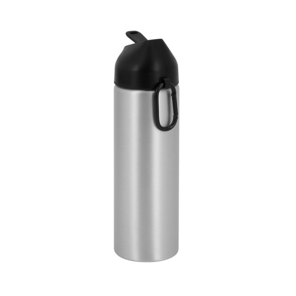 EasyFlow Recycled Aluminum Bottle w Straw Lid 1