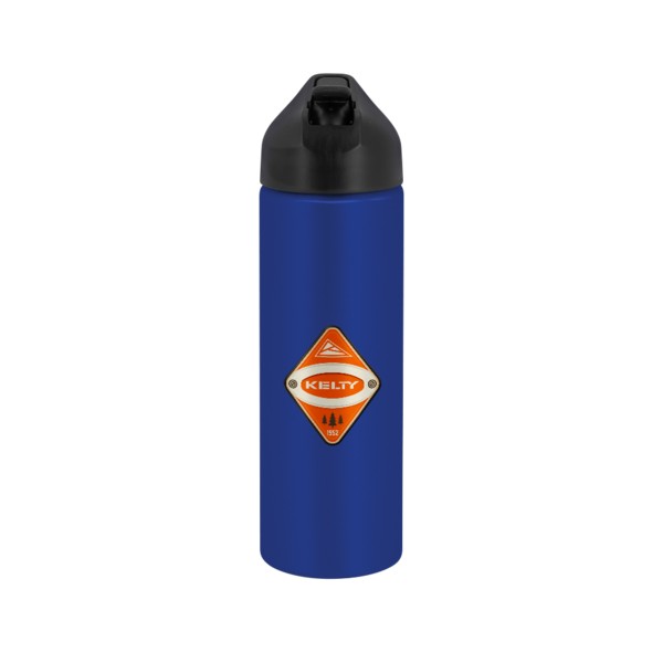 EasyFlow Recycled Aluminum Bottle w Straw Lid 1