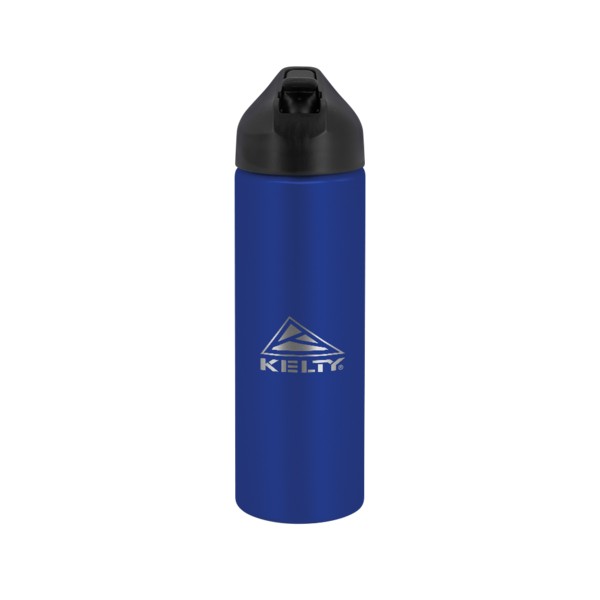 EasyFlow Recycled Aluminum Bottle w Straw Lid 1