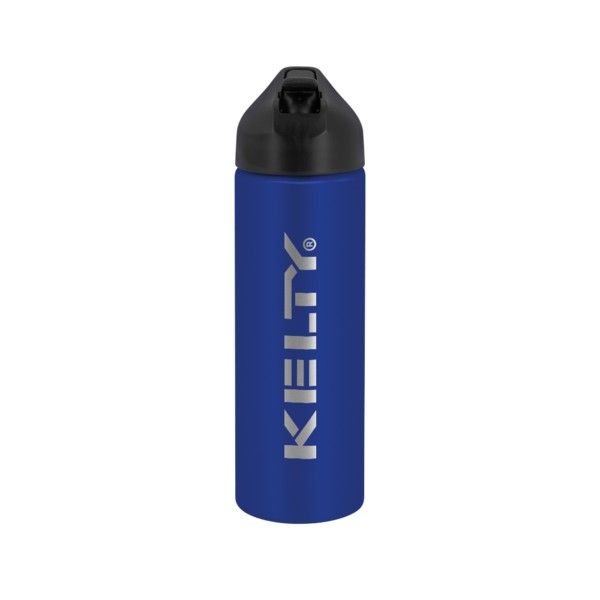 EasyFlow Recycled Aluminum Bottle w Straw Lid 1