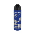 EasyFlow Recycled Aluminum Bottle w Straw Lid - Blue Chisel It EasyFlow Recycled Aluminum Bottle w Straw Lid - Blue Chisel It