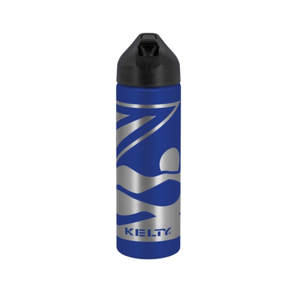 EasyFlow Recycled Aluminum Bottle w Straw Lid 1
