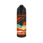 EasyFlow Recycled Aluminum Bottle w Straw Lid - Black Spectrum Digital Print EasyFlow Recycled Aluminum Bottle w Straw Lid - Black Spectrum Digital Print
