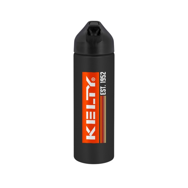 EasyFlow Recycled Aluminum Bottle w Straw Lid 1