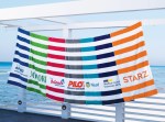 Beach Towel Royale™ - White/Red Blank Beach Towel Royale™ - White/Red Blank