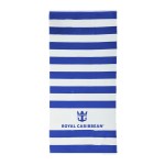 Beach Towel Royale™ - White/Royal Screen Print Beach Towel Royale™ - White/Royal Screen Print