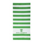 Beach Towel Royale™ - White/Lime Green Screen Print Beach Towel Royale™ - White/Lime Green Screen Print
