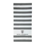 Beach Towel Royale™ - White/Cool Gray 8c Screen Print Beach Towel Royale™ - White/Cool Gray 8c Screen Print