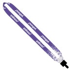 3/4" Dye-Sublimation Lanyard with Non-Swivel Plastic Hook 3 3/4" Dye-Sublimation Lanyard with Non-Swivel Plastic Hook 3
