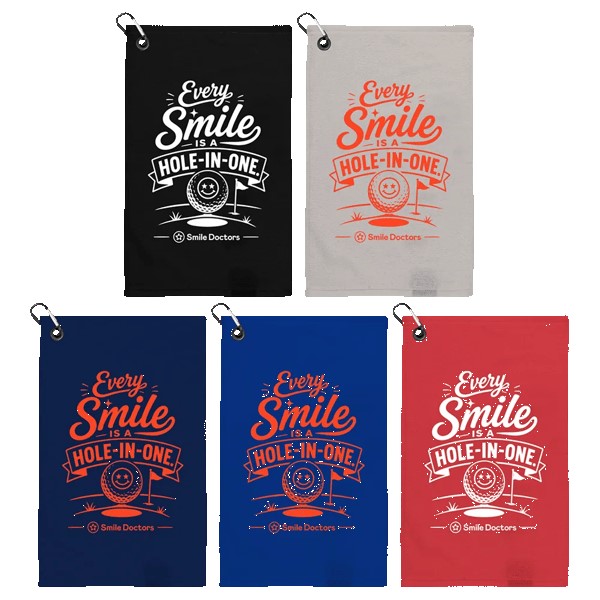 Junior Golf Towel (colors) 1