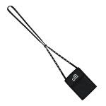 Javitz Crossbody Badge Holder Lanyard - Black Screen Print Javitz Crossbody Badge Holder Lanyard - Black Screen Print