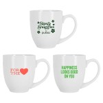 Belmont 16 oz White Bistro Glossy Mug 1 Belmont 16 oz White Bistro Glossy Mug 1