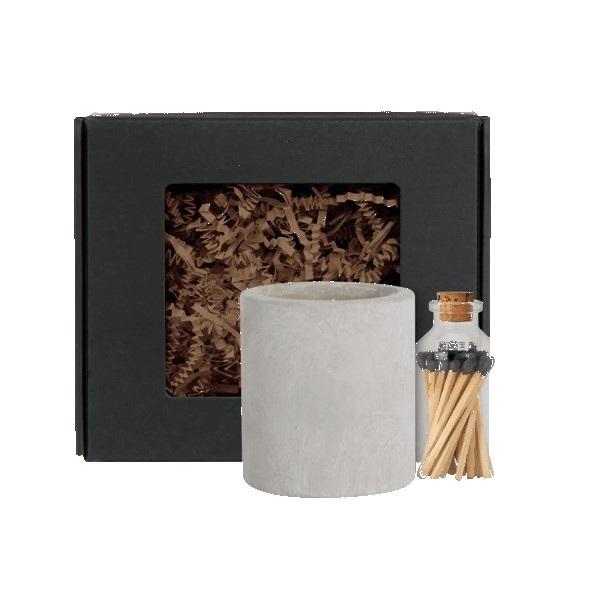 Aura 3oz Candle with Matches Set 1