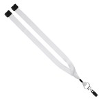 3/4" rPET Dye-Sublimated Lanyard w/ Metal Crimp & Metal Split-Ring - Blank 3/4" rPET Dye-Sublimated Lanyard w/ Metal Crimp & Metal Split-Ring - Blank