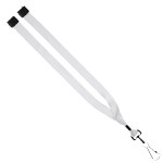 3/4" rPET Dye-Sublimated Lanyard w/ Metal Crimp & Metal Split-Ring - Blank 3/4" rPET Dye-Sublimated Lanyard w/ Metal Crimp & Metal Split-Ring - Blank