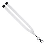 3/4" rPET Dye-Sublimated Lanyard w/ Metal Crimp & Metal Split-Ring - Blank 3/4" rPET Dye-Sublimated Lanyard w/ Metal Crimp & Metal Split-Ring - Blank