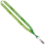 3/4" rPET Dye-Sublimated Lanyard w/ Metal Crimp & Metal Split-Ring 24 3/4" rPET Dye-Sublimated Lanyard w/ Metal Crimp & Metal Split-Ring 24
