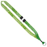 3/4" rPET Dye-Sublimated Lanyard w/ Metal Crimp & Metal Split-Ring 28 3/4" rPET Dye-Sublimated Lanyard w/ Metal Crimp & Metal Split-Ring 28