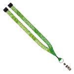 3/4" rPET Dye-Sublimated Lanyard w/ Metal Crimp & Metal Split-Ring 34 3/4" rPET Dye-Sublimated Lanyard w/ Metal Crimp & Metal Split-Ring 34