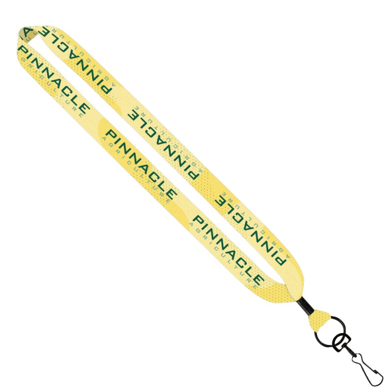 1" Dye Sublimated Lanyard w/Metal Crimp & Metal Swivel Snap Hook 1 1" Dye Sublimated Lanyard w/Metal Crimp & Metal Swivel Snap Hook 1