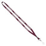 1" Cotton Lanyard with Metal Crimp & Metal Split-Ring 13 1" Cotton Lanyard with Metal Crimp & Metal Split-Ring 13