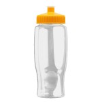 Rotation 27oz Transparent Contour Bottle w/Push-Pull Lid - Clear Athletic Gold Blank Rotation 27oz Transparent Contour Bottle w/Push-Pull Lid - Clear Athletic Gold Blank