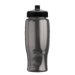 Rotation 27oz Transparent Contour Bottle w/Push-Pull Lid - Smoke Black Blank Rotation 27oz Transparent Contour Bottle w/Push-Pull Lid - Smoke Black Blank